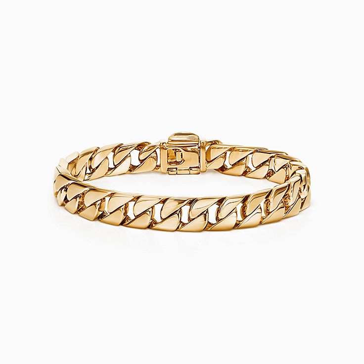 Brick Link Bracelet 9ct Yellow Gold – Length 7 1/2″ – S7160 | KEO Jewellers